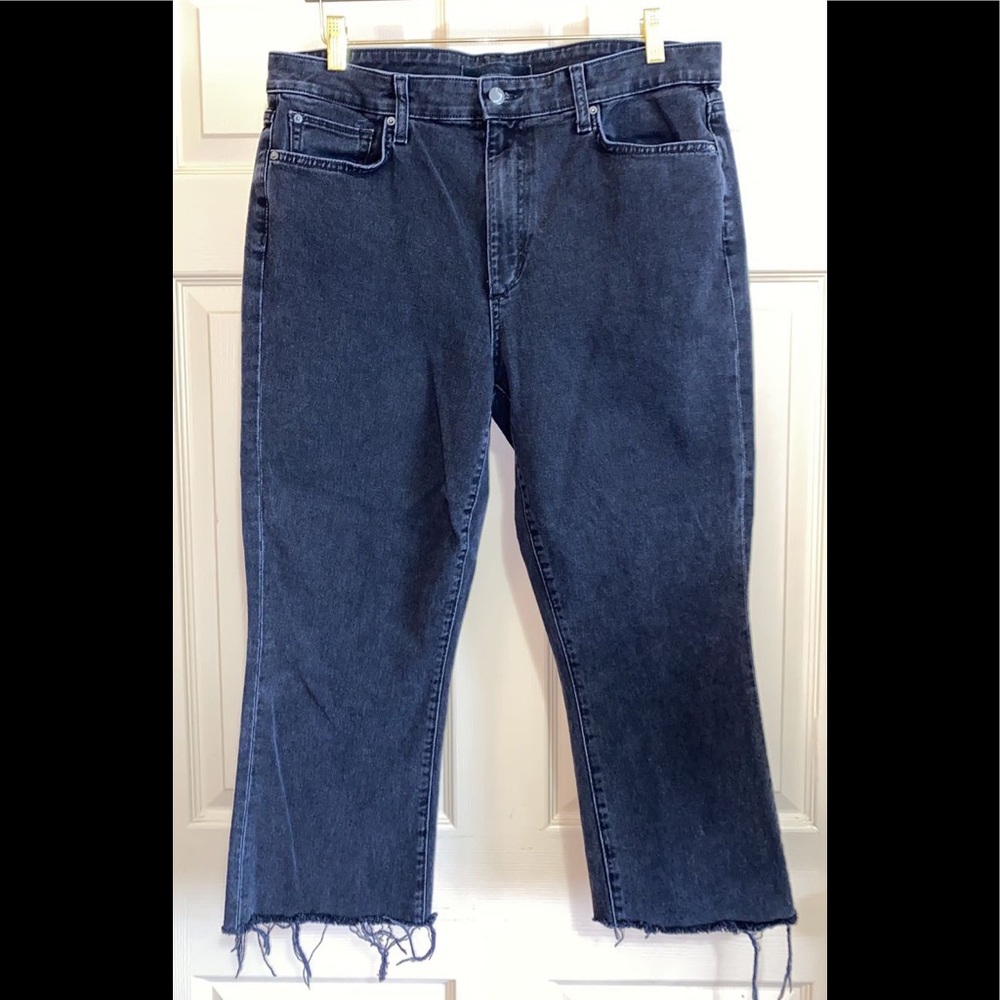 Joes high rise cropped boot jeans